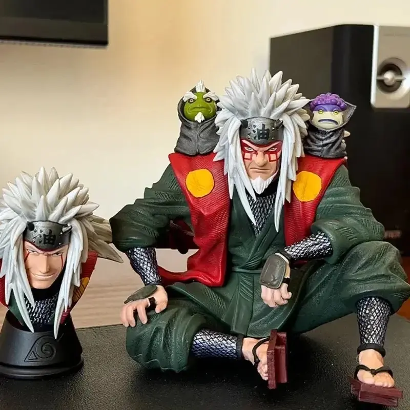 Jiraiya Double-Headed Statue Figure – Collectible Desktop Ornament & Birthday Gift