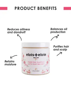 elvis+elvin | Purifying Shampoo with Dead Sea Salt (1 fl. oz / 30 ml)