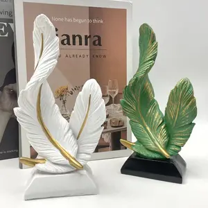 Elegant Feather Decorative Piece for Home, Living Room, Entryway, Model House, Soft Decoration, Enhance Your Space Aesthetically