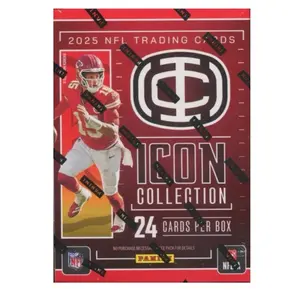 Panini Authentically Mahomes Icon Collection Blaster Box (Mahomes Mem Card in Every Box!)