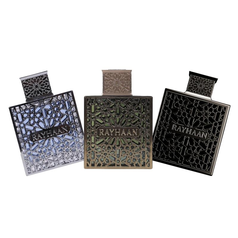 Rayhaan 3 Piece New Launch Bundle for Unisex (3.4 Ounce, Rayhaan Aquatica Eau de Parfum + 3.4 Ounce, Rayhaan Terra Eau de Parfum + 3.4 Ounce, Rayhaan Obsidian Eau de Parfum)
