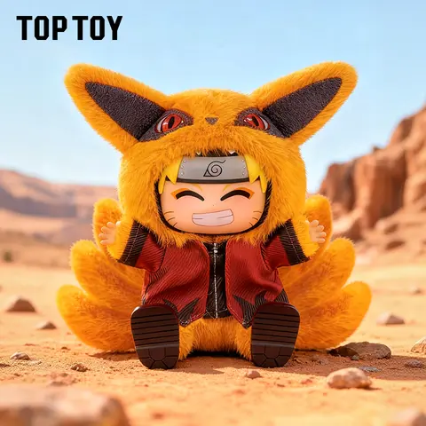 TOPTOY Naruto Shippuden Cute Animals' Sit-in Party Series Vinyl Plush Blind Box - Anime Cutecore Collectible Pendant, Gif for Fans