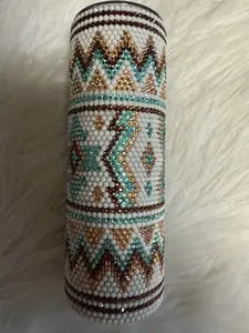 Aztec Rhinestone Tumbler