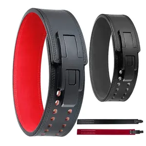 Quick-release fitness belt, suitable for powerlifting, professional bodybuilding, sports waist protection, weightlifting, squats, deadlifts, and provides support for the waist and abdomen