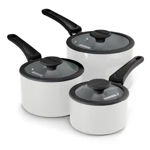 Nesting 6 Piece Ceramic Nonstick Cookware Set