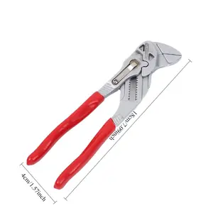 Multifunctional Water Pump Pliers, Quick-action Water Pump Pliers, Large Opening Home Plumbing Tool, Professional Heavy Duty Hand Tool for Home Use, Chromium Vanadium Steel