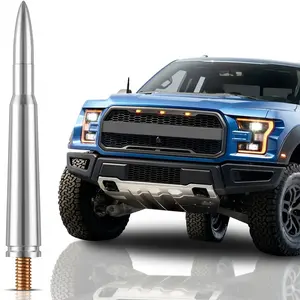 1 PC Bullet Car Antenna Mast, Auto Antenna Accessory for GM Chevy Silverado 1500-3500 HD, Avalanche, GMC Sierra 1500-3500 Denali Heavy Duty Pickup Trucks, Truck Accessories