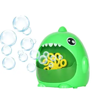 Electric Dinosaur Bubble Machine with Gear Rotation for Children Unisex Outdoor Party Fun Automatic Bubble Blower Includes 100ML Bubble Liquid No Batteries Needed