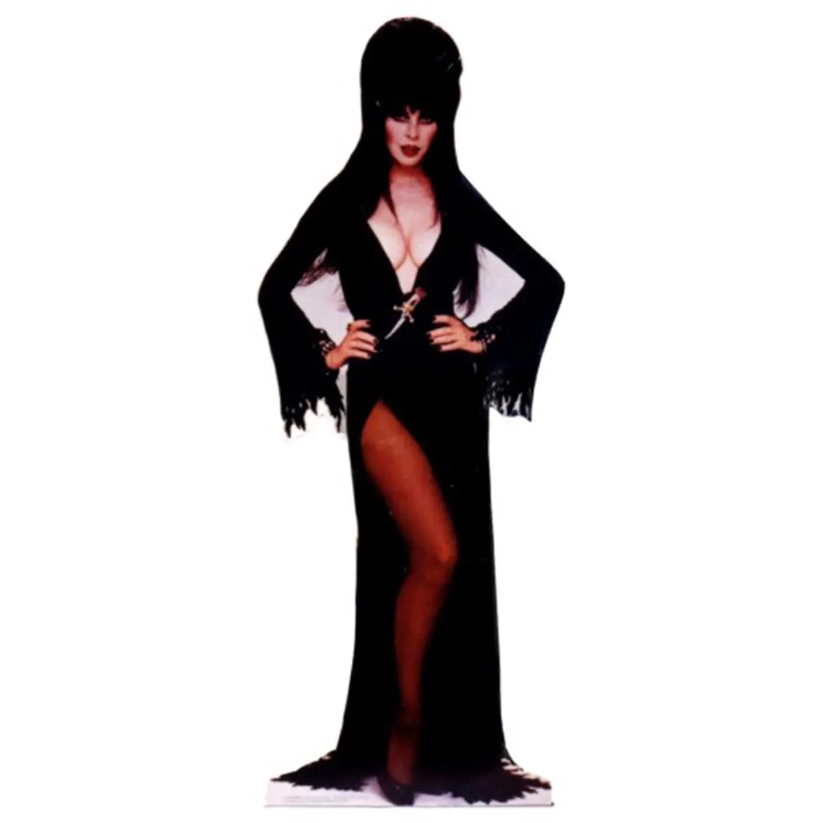 212 MAIN Elvira Life-Size Cardboard Cutout - 72in Advanced Graphics Corrugated Decoration, Home Supplies for Party & Room Decor, Indoors Wall-Mounted Accent