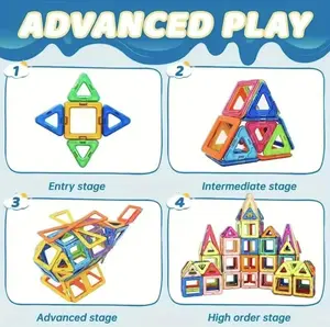 Building Rural Glazed Mosaic Magnetic Tiles Magnetic Tiles Set forKids,Educational STEM Toy for Boys & Girls Ages3-5 4-8,Xmas Birthday Party Gift for Toddlers Colorful Stacking Blocks Colorful Stacking Blocks，magnetictiles