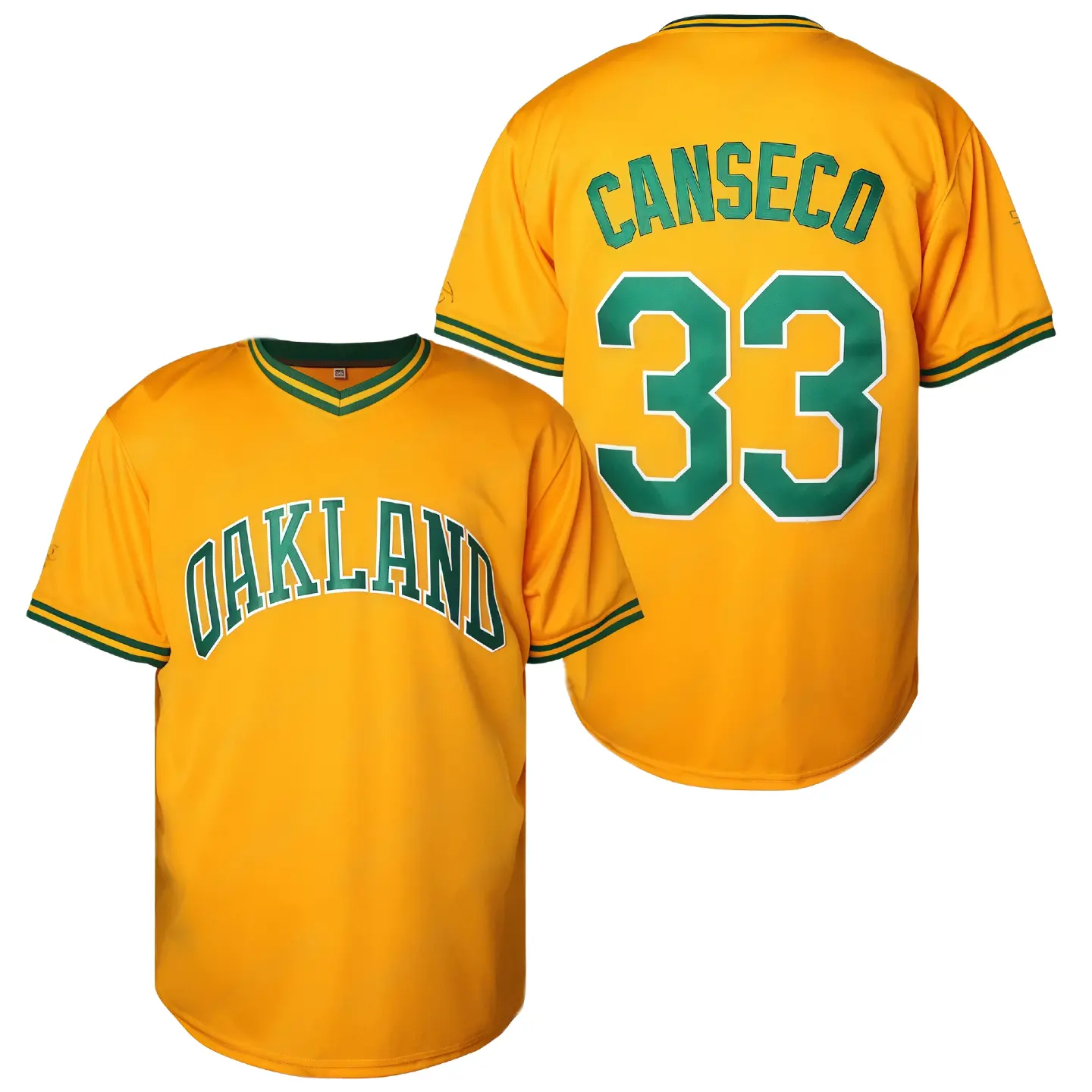Men's 33 Premium Stitched Baseball Jersey, Light Stretch Polyester Performance Athletic Sport Shirt for Training, Game Day, or Casual Wear, Breathable Fabric, Moisture Wicking, Comfortable Fit, Durable Embroidery, Easy Care, Vintage Style