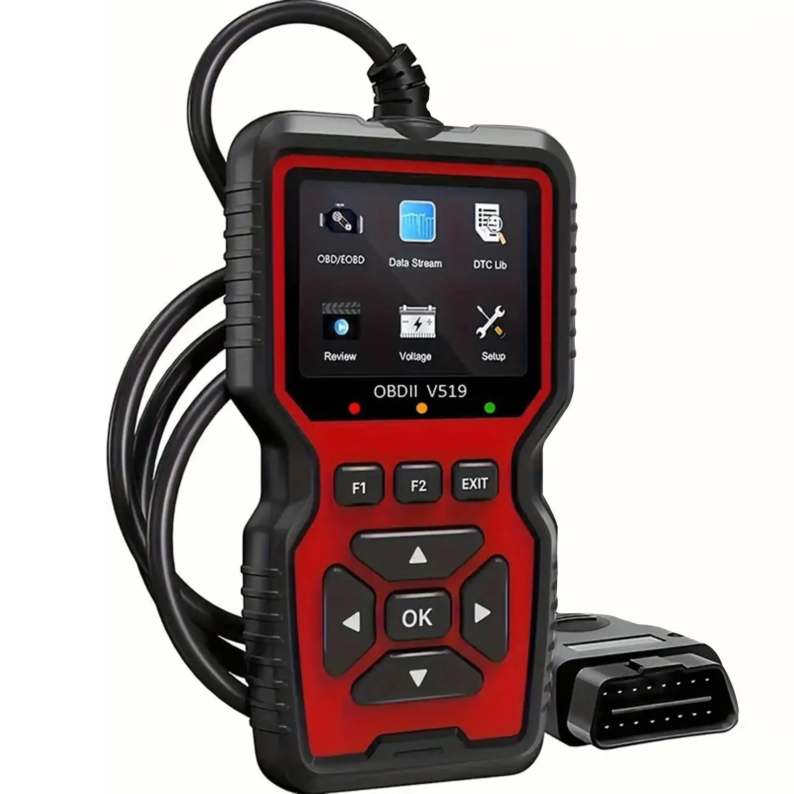 OBD2 Scanner Diagnostic Tool, Car Engine Code Reader, Multifunctional Car Diagnostic Tool Suitable for All OBDII/EOBD Vehicles After 1996