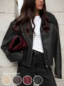 Women's Spring Autumn Jacket Design, Comfortable and Stylish, Perfect for Travel, Casual Vacation Wear, Long Sleeve, Textured Fabric