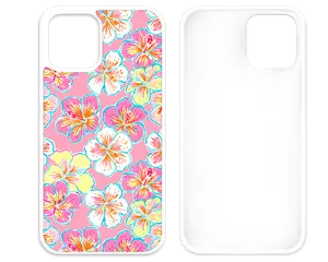 Hibiscus Dreams White iPhone Case