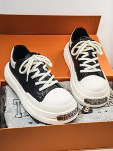 1 Pair Plus Size Men's Leather Thick Sole Wide-Toe Derby Sneakers | Versatile Casual Style | Size 39-45 Full Coverage + Wear-Resistant PVC Outsole + Breathable Mesh | Daily Outings / Commute / Sports / Home, Wide & Fat Feet Friendly Trendy Casual Shoes