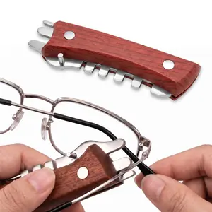 Glasses Adjuster | Ergonomic Grip Glasses Repairing Aid,Eyeglass Frame Adjustment Multi-Function Tool | for Men Women Boys Girls Youth Teens Son Daughter Family