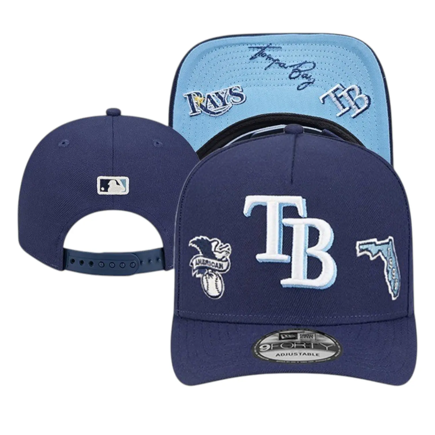 TamTampa Bay Rays Team Color Basic 9FIFTY Snapback