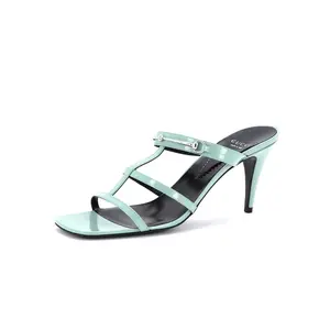 Pre-owned Gucci Women's Horsebit Cage Heeled Sandals Leather by Rebag