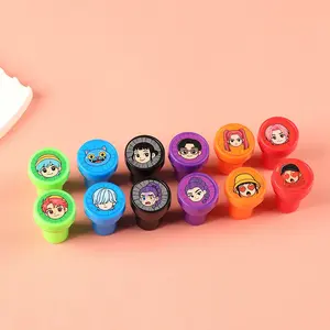 Complete Witch Hunter Girl Set Stamps, Colorful Cartoon Head Imprint Stamps, Fun Kids' Journal Stationery, Creative Craft Supplies