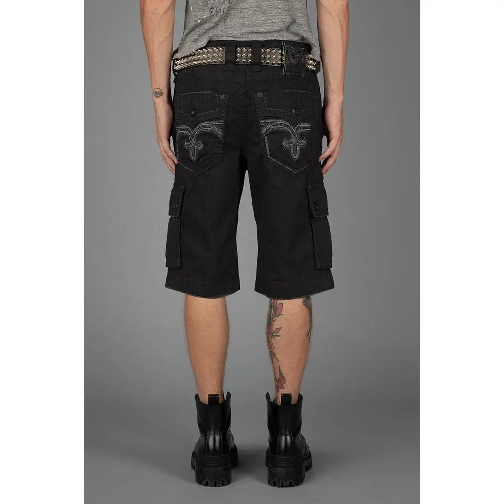 Black Cargo Shorts