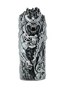 Metal Lighter Case Cover Lighter Pouch Fits BIC Lighter Standard Size J6 Design in devil Shipped By Tiktok Metallic