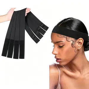 High-Quality Magic Buckle Hairband Secure Your Wig Band For Edges Melt Band For Lace Wigs Adjustable Magic Sticker Edge Slayer Band