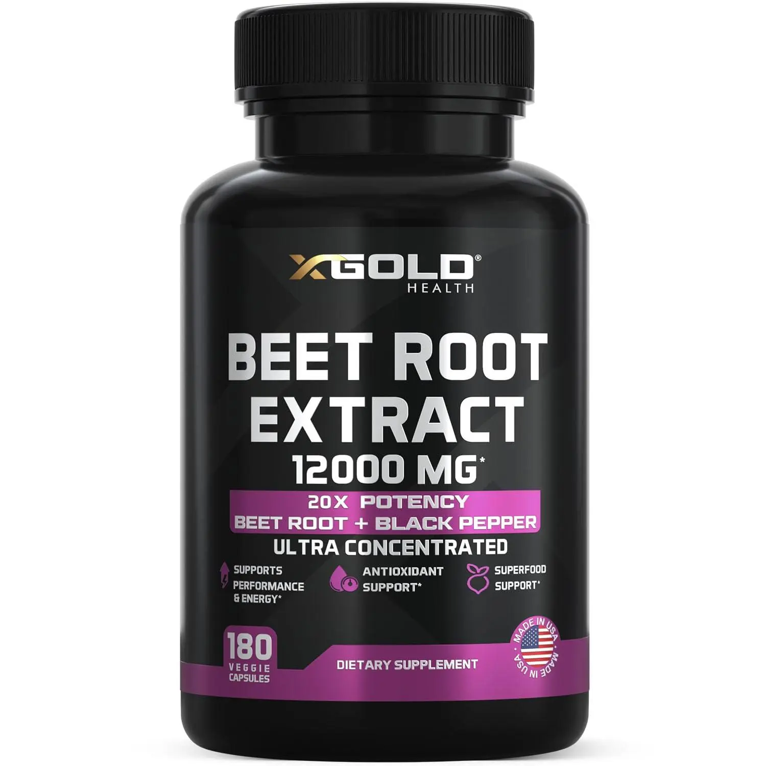 Beet Root Extract Capsules - Boost Energy & Performance Naturally
