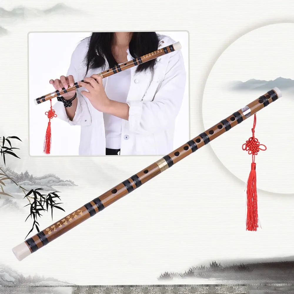 Handmade Chinese Dizi Bamboo Flute – E Key - For Beginners