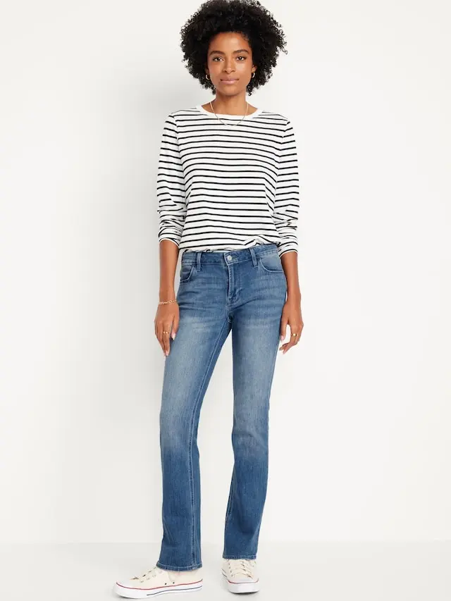 Old Navy Women's Mid-Rise Wow Boot-Cut Jeans