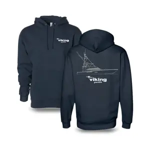 Viking Yachts Boat Hoodie – Classic Nautical Fishing Pullover, Premium Soft Cotton Blend, Unisex Ocean Lifestyle Sweatshirt for Boating Lovers [Ship From U.S]