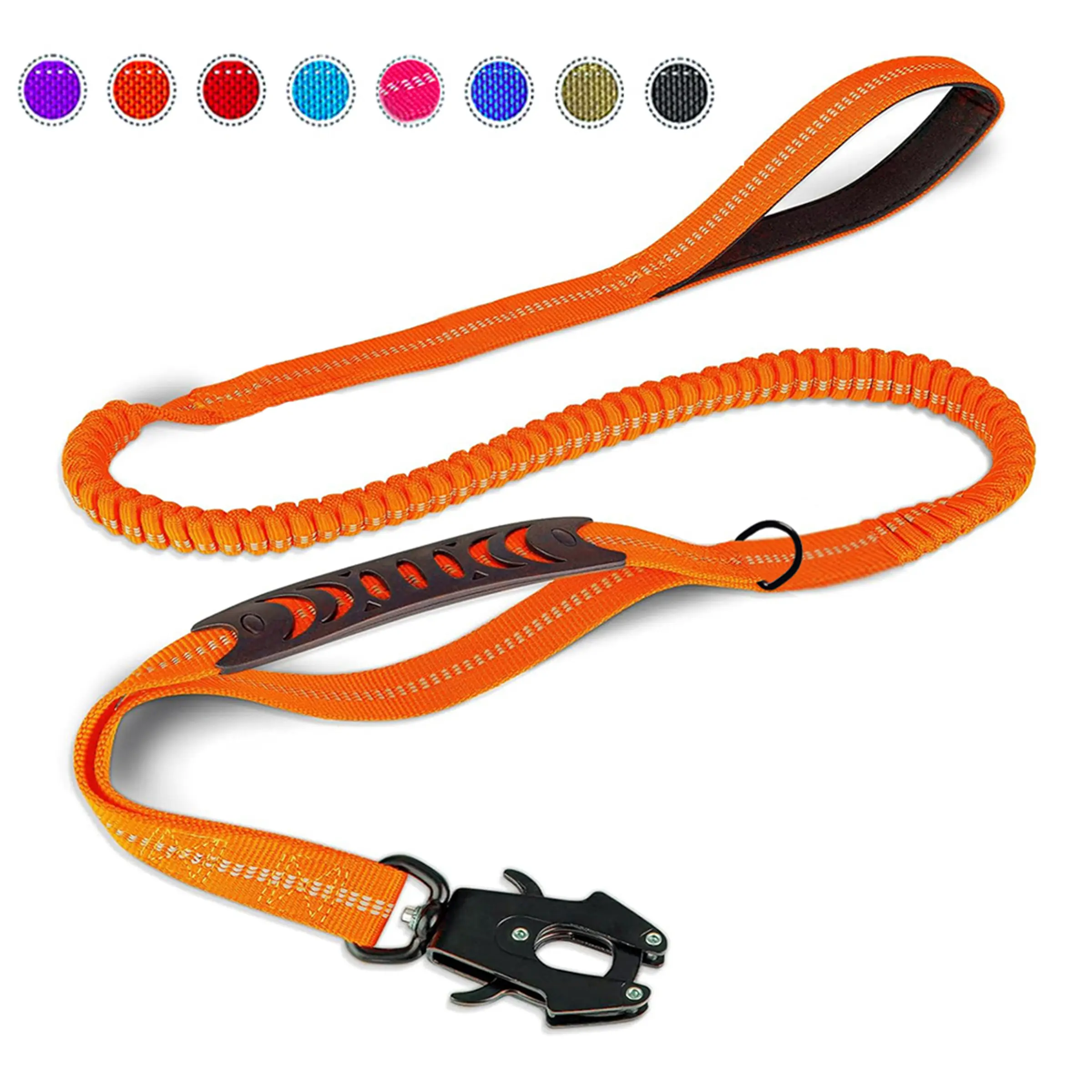 Adjustable Pet Leash for Medium Large Dogs, Tactical Safety Dog Harness, Durable & Comfortable Walking Lead, Ideal for Daily Use, No Tangle Leash