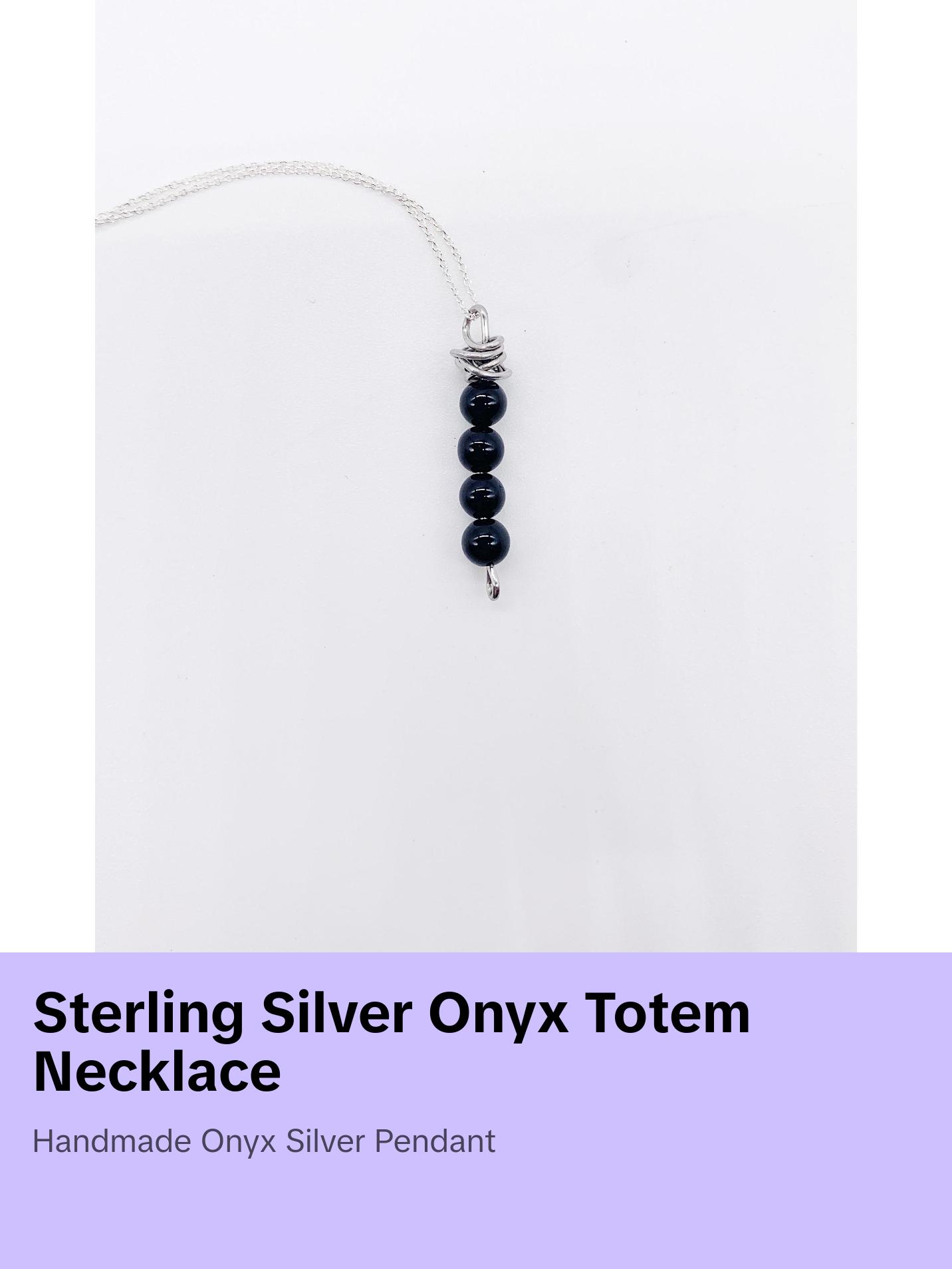 ONYX TOTEM NECKLACE
