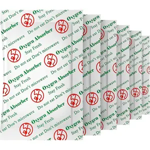 200CC(100-Pack)  Grade  Absorbers Packets for  Made Jerky and Long Term  Storage,With   In Vacuum Bag and 3 times  Absorption Capacity