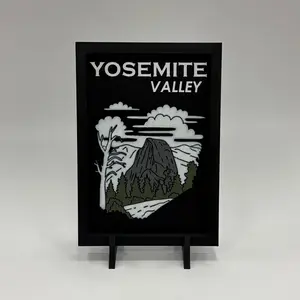 Yosemite Valley 3D Wall Art