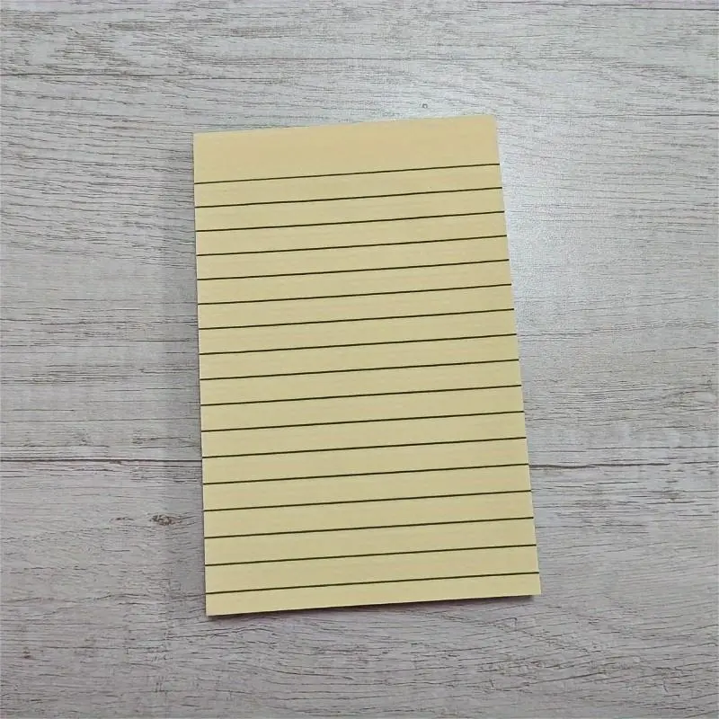 1pc Post-it Notes with Horizontal Sticky Notes, Colorful Portable Memo Pads for Office, Home, School, Easy To Apply Notepad with Adhesive Backing, Office Supplies