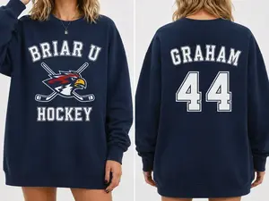 BRIAR University HOCKEY Sweatshirt - Off Campus Hockey Sweater - Unisex Heavy Cotton Tee - Booktok gift - Hockey Romance