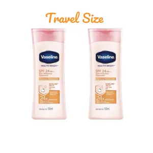 Vaseline Healthy Brightneing defense Lotion with SPF24, 100ml, 2 Count - Body Care Radiant Uv