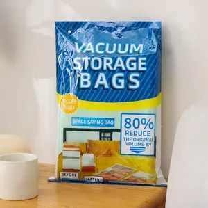 6Pcs Vacuum Compression Bags with Free Electric Pump Moisture Proof Space Saver for Clothes & Bedding Waterproof Anti-Mold Organiser baskets Stackable Clear Storage narrow cabinet shoe rack organizer