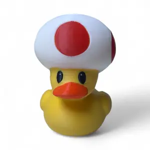 Mushroom Duck – Whimsical Red Cap Duck for Collectors & Off Road Lovers