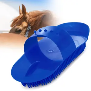 Jeffers Curry Comb for Horses with Adjustable Handle