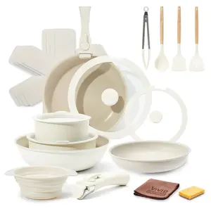 22-Piece Cookware Set - Space-Saving & Versatile