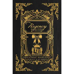 DIY Book Foils by Fable & Bind - Regency, Jane Austen, Historical Romance, Pride and Prejudice, Bookish Gift, Gift for Reader