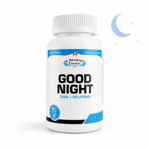 Dr. Bethune’s Choice GOOD NIGHT | GABA Sleep Support Supplement | with 5-HTP & Vitamin B6 | 60 Capsules