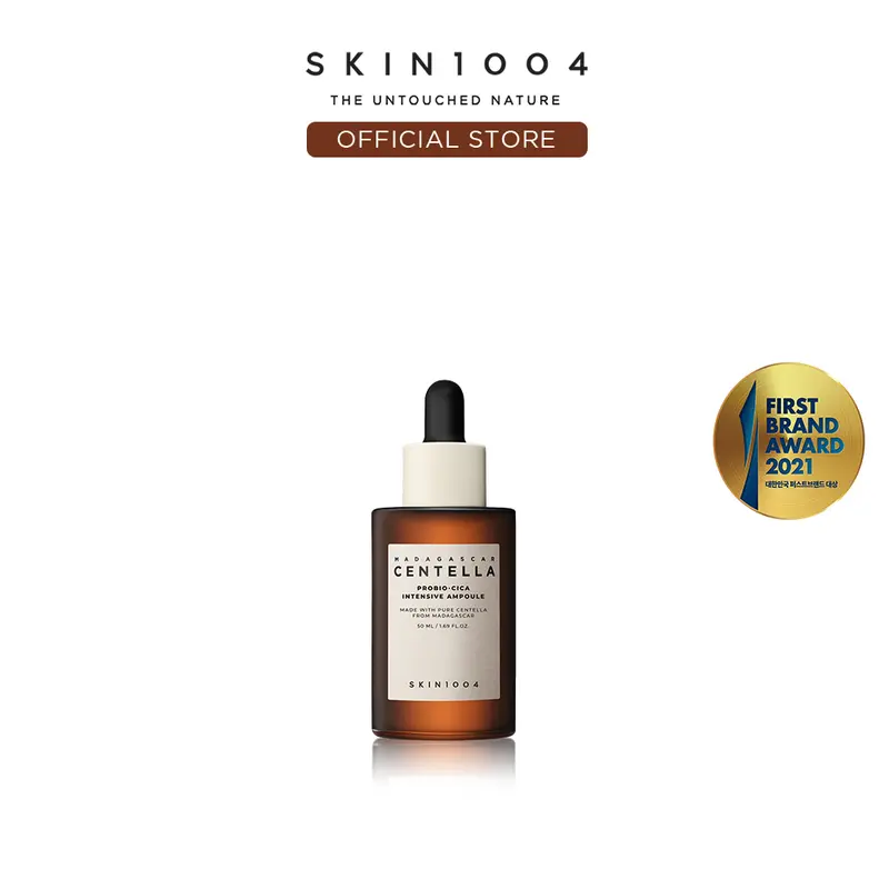[SKIN1004 Official Shop] Probio-Cica Intensive Ampoule 1.69 fl oz. (50ml) - Milky and Moisturizing Serum, Centella Asiatica Extract for Soothing Sensitive and Dry Skin Ampoule Skincare Smooth