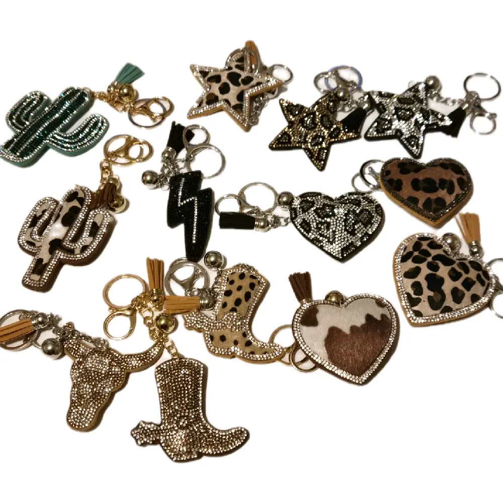 Bling Keychains - Cowboy/Western Bling Keychains - Cowboy/Western