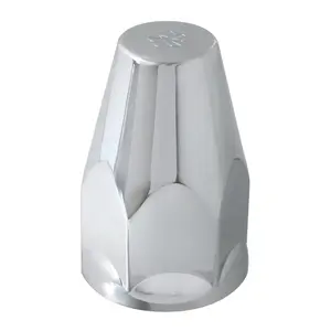 Grand General – 3-1/4" Classic Chrome Plastic Thread-On Lug Nut Cover