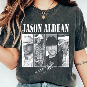 Vintage #JasonAldeann Merch Tour 2025 Graphic Tee, Full Throttle Tour Country Music Tour Sweatshirt, 90s Graphic George Nashville Cloud Tee Comfort Hoodie, Gift for him, Gift for her