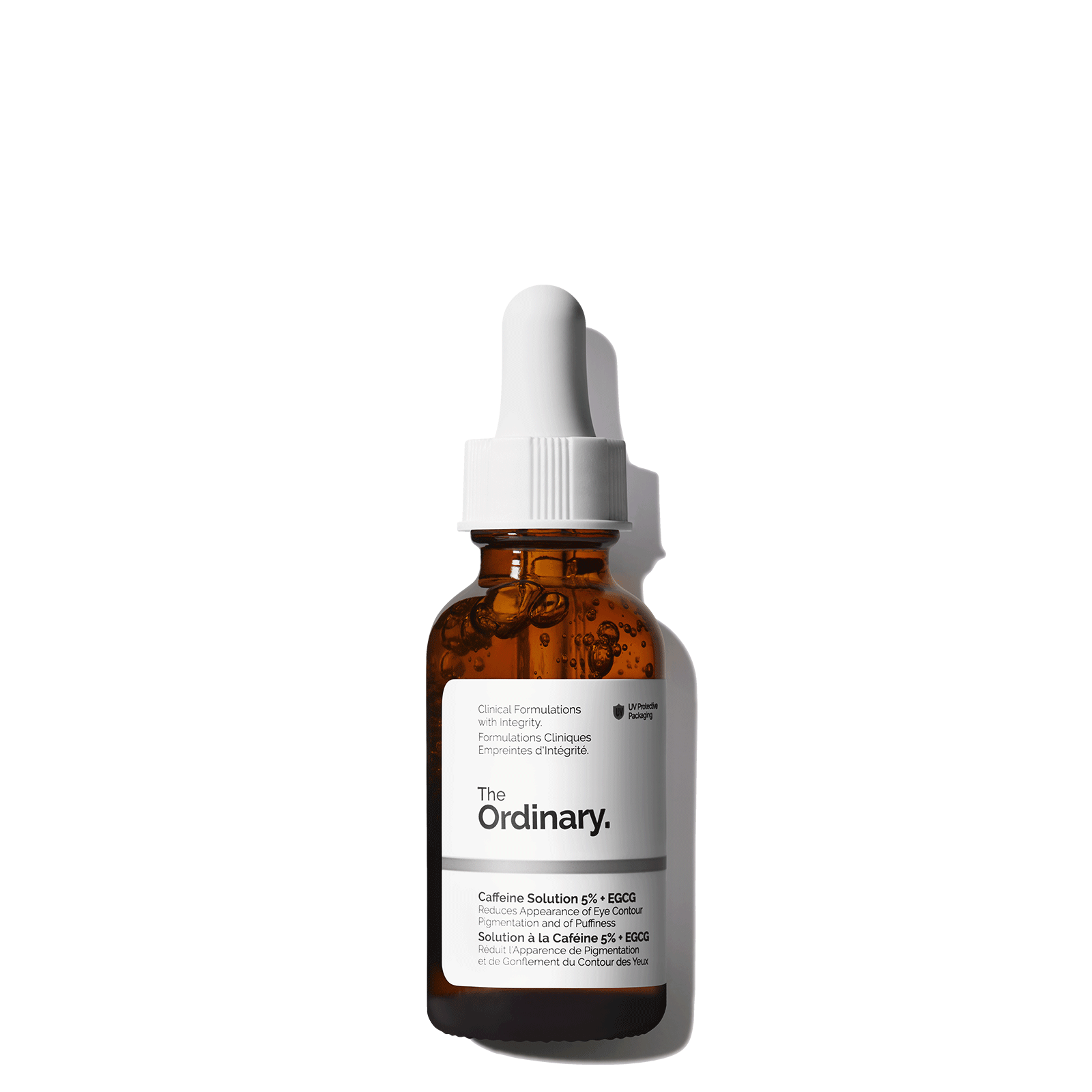 The Ordinary Caffeine Solution 5% + EGCG, Depuffing Eye Serum for Dark Circles and Tired Eyes
