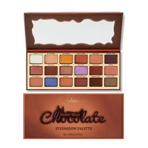 Chocolate style eyeshadow palette, earthy tone highlighter with a cool tone, lightweight and pigmented, suitable for daily commuting, highly pigmented palette, Makeup Palette, Eye Shadow Palettes