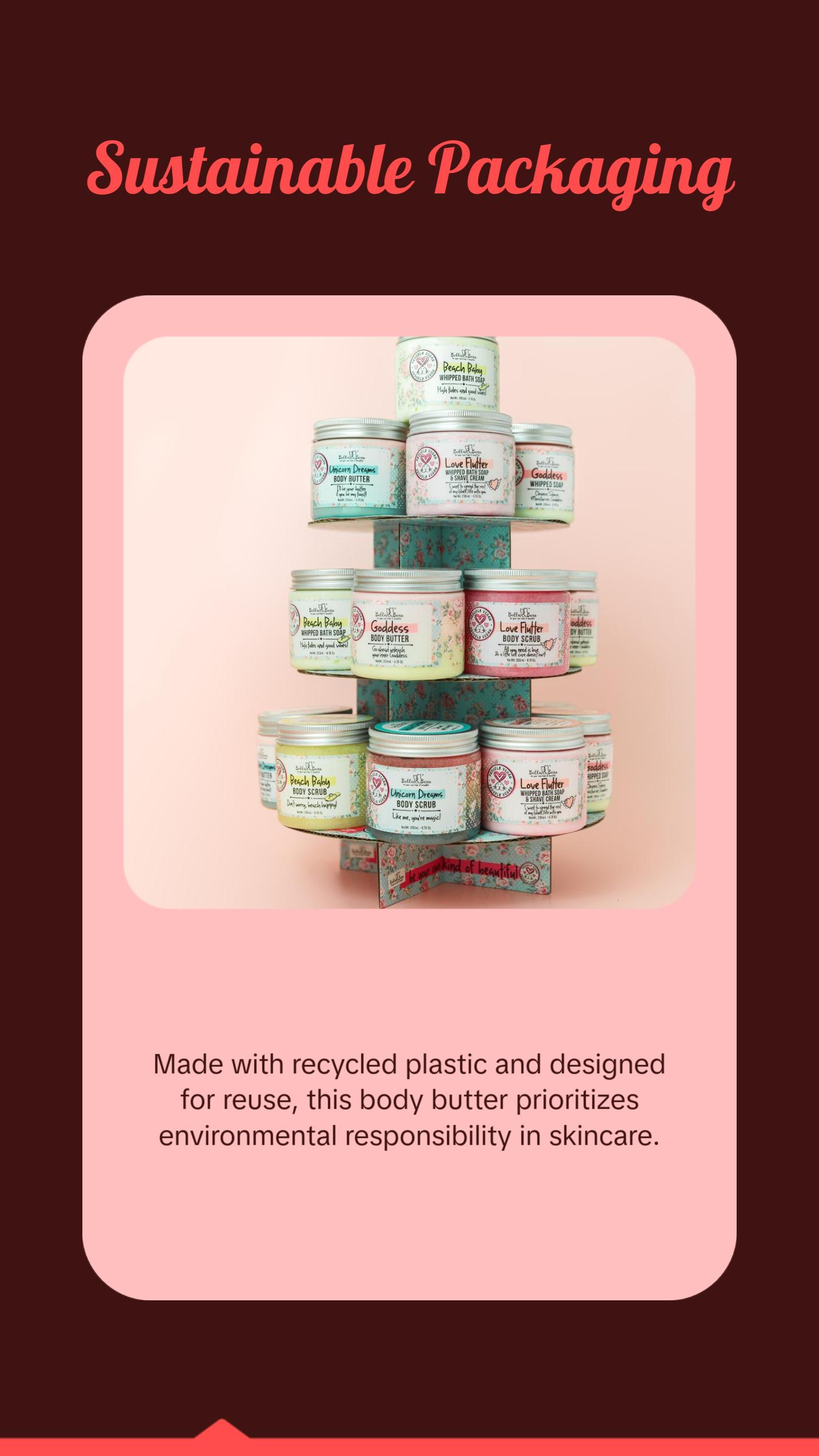 Bella & Bear 6.7oz Unicorn Dreams Body Butter | Shave Cream | Body Lotion--=%2=- cleanse=%2=----=%2=- bar=%2=-- cleanse bar